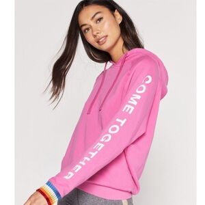 Spiritual Gangster Raglan Rainbow hoodie